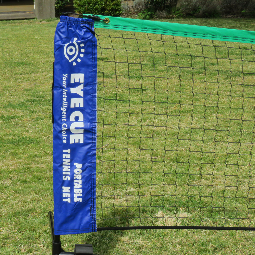 Eye Cue Portable Tennis Net & Post Set - 6m