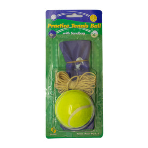 Josan Practice Tennis Ball with String & Sandbag