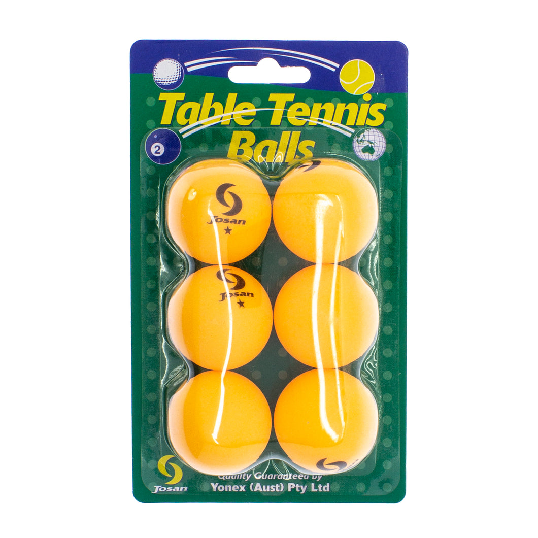 Josan 6-pack Table Tennis Balls