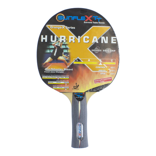 Sunflex HURRICANE Orange-X Series Table Tennis Bat